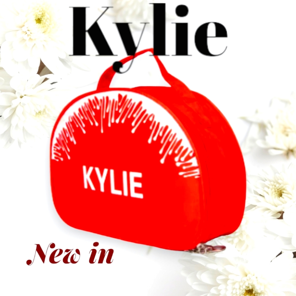 NEW!! KYLIE!!  Red Trendy Spacious Cosmetic Makeup Bag !! Make An Offer Today!!